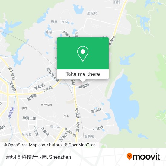 新明高科技产业园 map