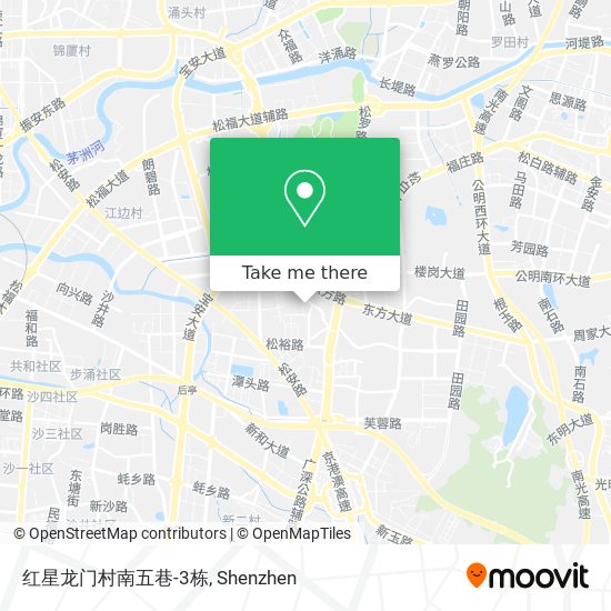红星龙门村南五巷-3栋 map