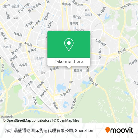 深圳鼎盛通达国际货运代理有限公司 map