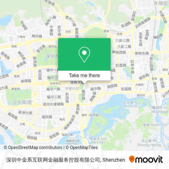 深圳中金系互联网金融服务控股有限公司 map