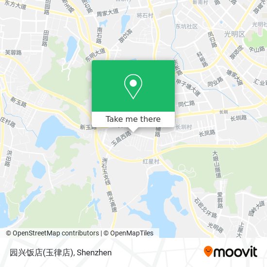 园兴饭店(玉律店) map
