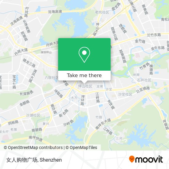 女人购物广场 map