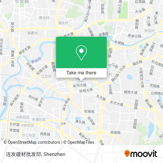 连发建材批发部 map