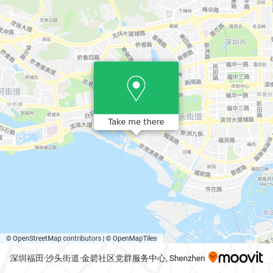 深圳福田·沙头街道·金碧社区党群服务中心 map