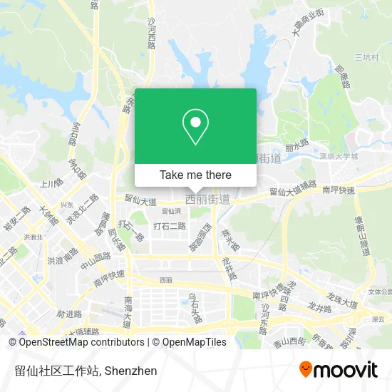 留仙社区工作站 map