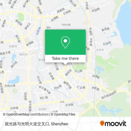 观光路与光明大道交叉口 map