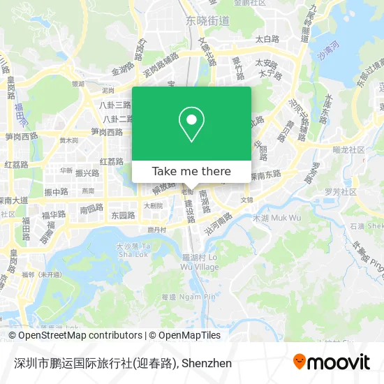 深圳市鹏运国际旅行社(迎春路) map