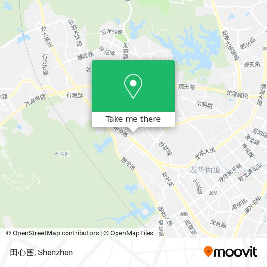 田心围 map