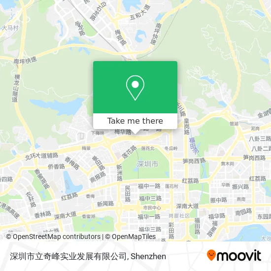深圳市立奇峰实业发展有限公司 map