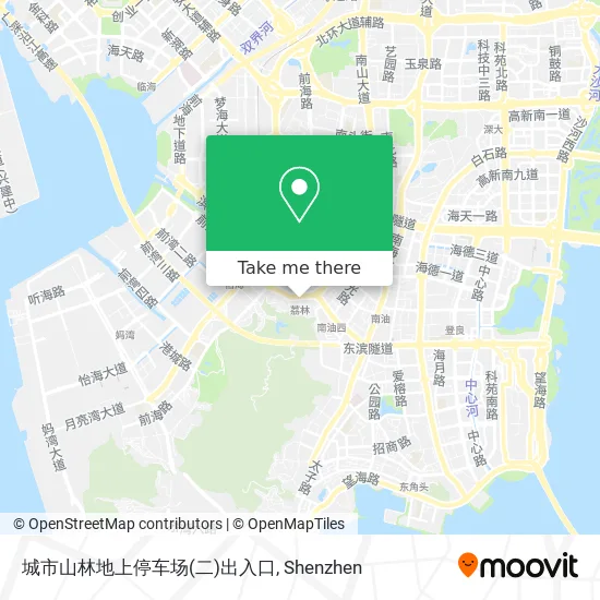 城市山林地上停车场(二)出入口 map