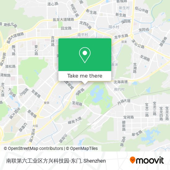 南联第六工业区方兴科技园-东门 map