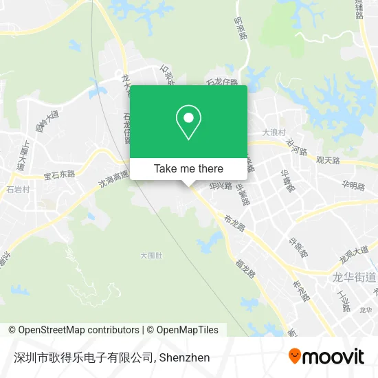 深圳市歌得乐电子有限公司 map