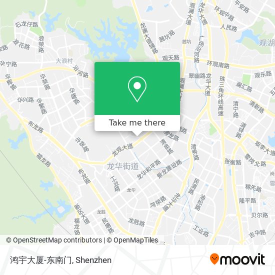 鸿宇大厦-东南门 map