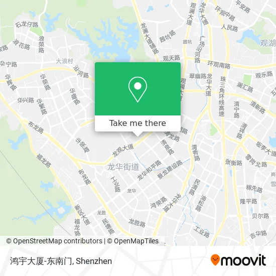 鸿宇大厦-东南门 map