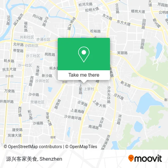 源兴客家美食 map