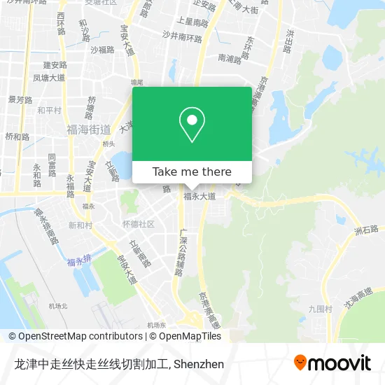 龙津中走丝快走丝线切割加工 map