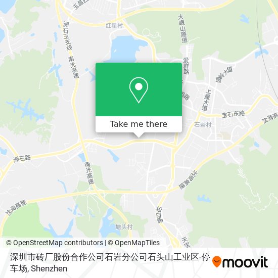 深圳市砖厂股份合作公司石岩分公司石头山工业区-停车场 map
