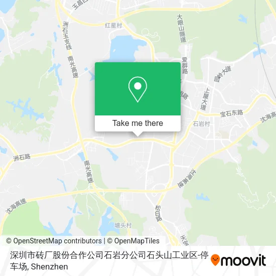 深圳市砖厂股份合作公司石岩分公司石头山工业区-停车场 map