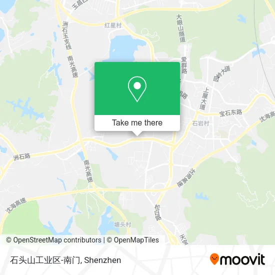 石头山工业区-南门 map