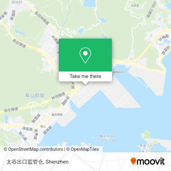 太谷出口监管仓 map