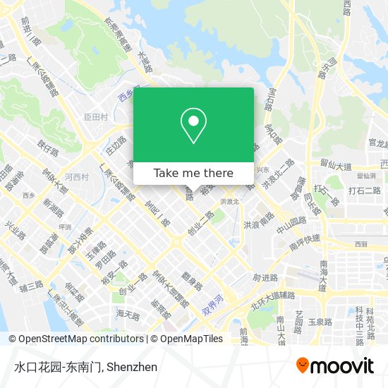 水口花园-东南门 map