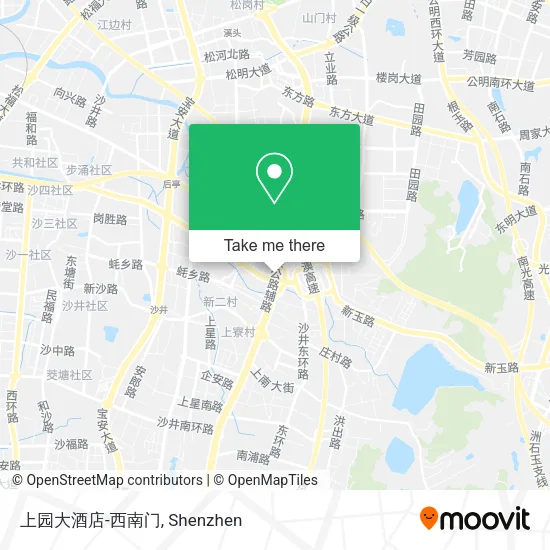 上园大酒店-西南门 map