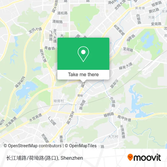 长江埔路/荷坳路(路口) map