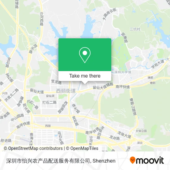深圳市怡兴农产品配送服务有限公司 map