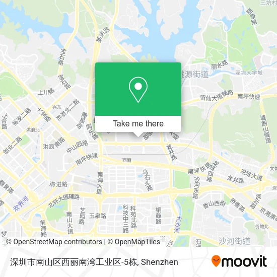 深圳市南山区西丽南湾工业区-5栋 map
