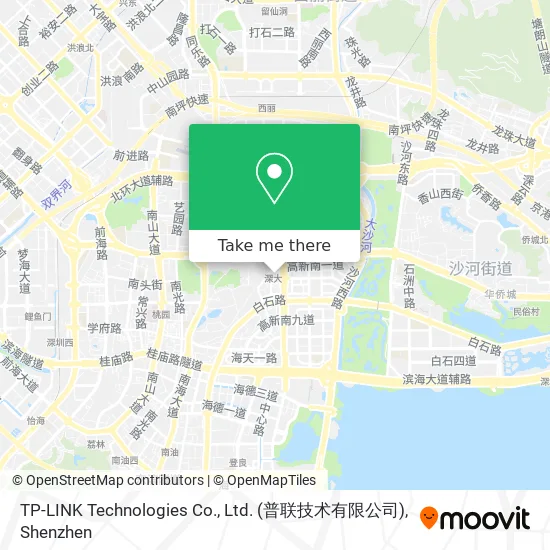 TP-LINK Technologies Co., Ltd. (普联技术有限公司) map