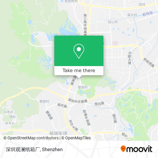 深圳观澜纸箱厂 map