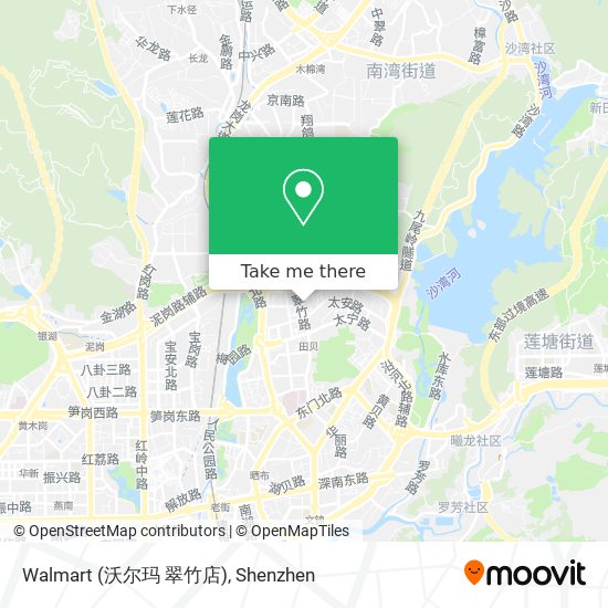 Walmart (沃尔玛 翠竹店) map