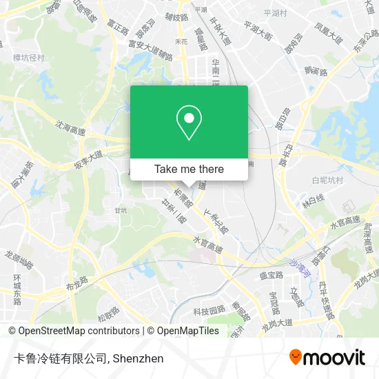 卡鲁冷链有限公司 map