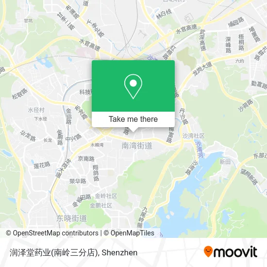 润泽堂药业(南岭三分店) map