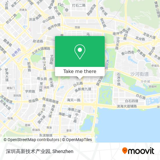 深圳高新技术产业园 map