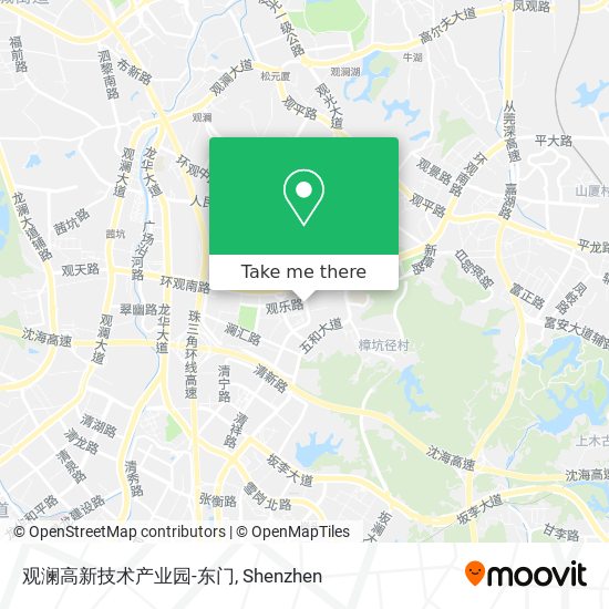 观澜高新技术产业园-东门 map