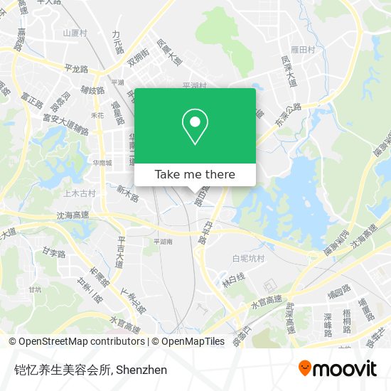 铠忆养生美容会所 map