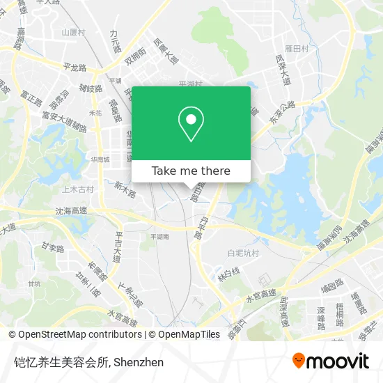 铠忆养生美容会所 map