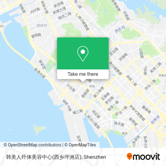 韩美人纤体美容中心(西乡坪洲店) map