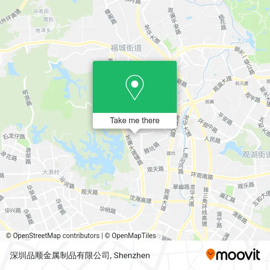 深圳品顺金属制品有限公司 map