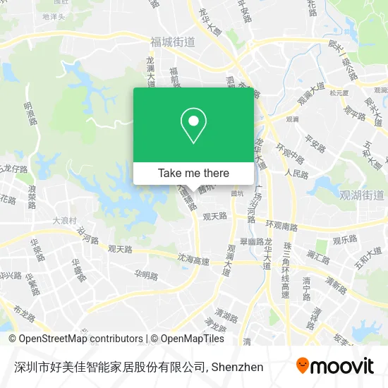 深圳市好美佳智能家居股份有限公司 map