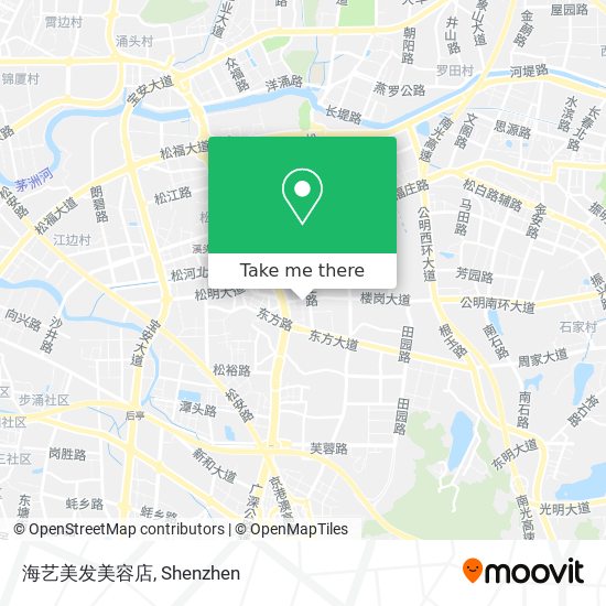 海艺美发美容店 map