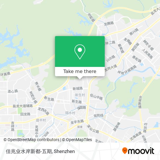 佳兆业水岸新都-五期 map