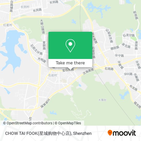 CHOW TAI FOOK(星城购物中心店) map