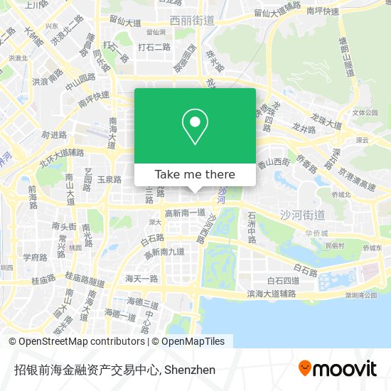 招银前海金融资产交易中心 map