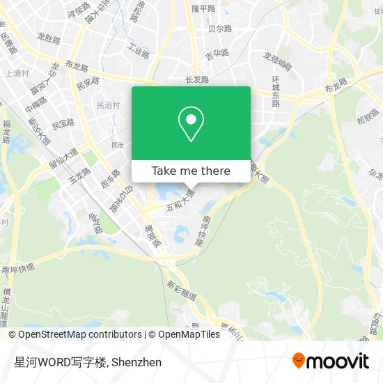 星河WORD写字楼 map