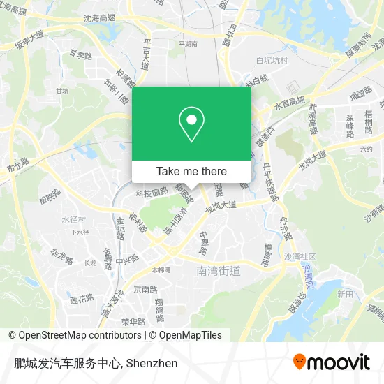 鹏城发汽车服务中心 map
