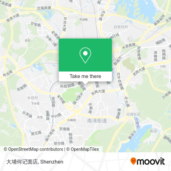 大埔何记面店 map