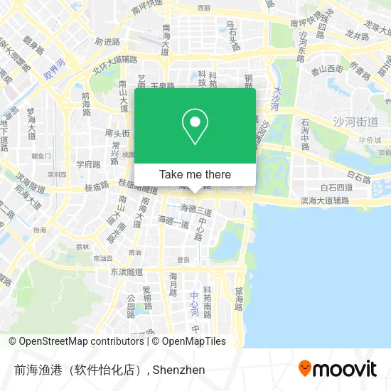 前海渔港（软件怡化店） map