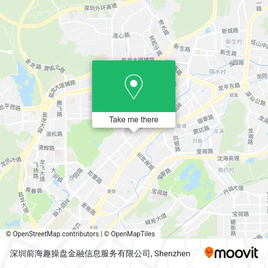 深圳前海趣操盘金融信息服务有限公司 map